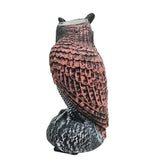 Realistic Bird Scarer W/Sound Owl Prowler Decoy Repellent Pest Scarecrow Garden