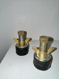 2 x 2" 50mm 55mm Test Bung Drain Testing Water Test Air Test Fly Screw Plug