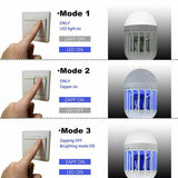 Electric Mosquito Fly Killer Bulb Insect Bug Zapper Home Pest Control Trap Lamp