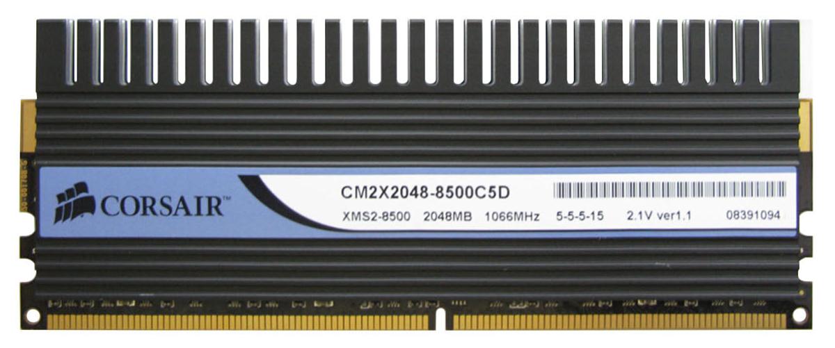 CM2X2048-8500C5D Corsair Dominator XMS2-8500 4GB (2 X 2GB) PC2 