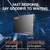 fanxiang S101 256GB SSD SATA III 6Gb/s 2.5" Internal Solid State Drive, Read Speed up to 550MB/sec, Compatible with Laptop and PC Desktops