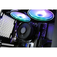 RGB Tempered Glass Micro ATX Gaming PC Case