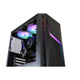 RGB Tempered Glass Micro ATX Gaming PC Case