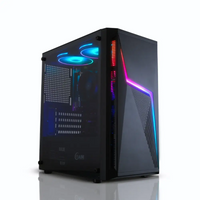 RGB Tempered Glass Micro ATX Gaming PC Case